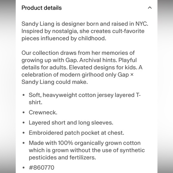 SANDY LIANG X GAP Navy Blue Men's Shirt - Picture 3 of 8